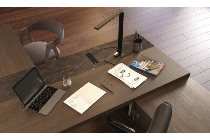 Trecere cabluri MERIDA 51x180 mm, negru mat [2]