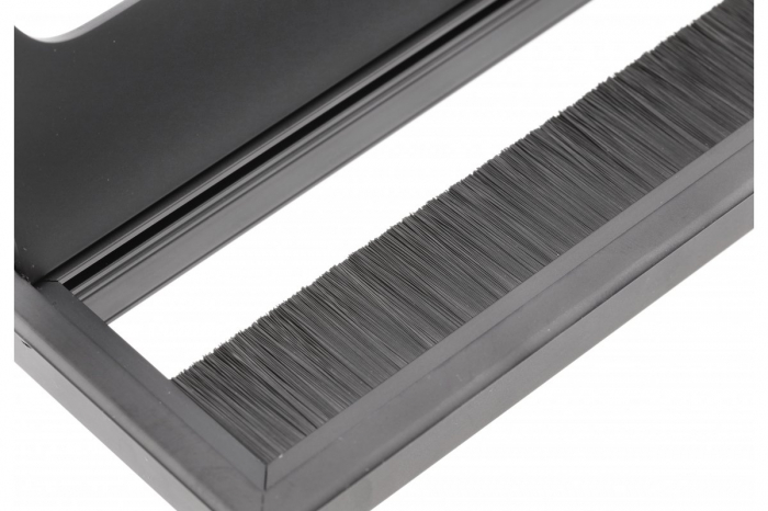 Trecere cabluri MERIDA 80x160 mm, negru mat [2]
