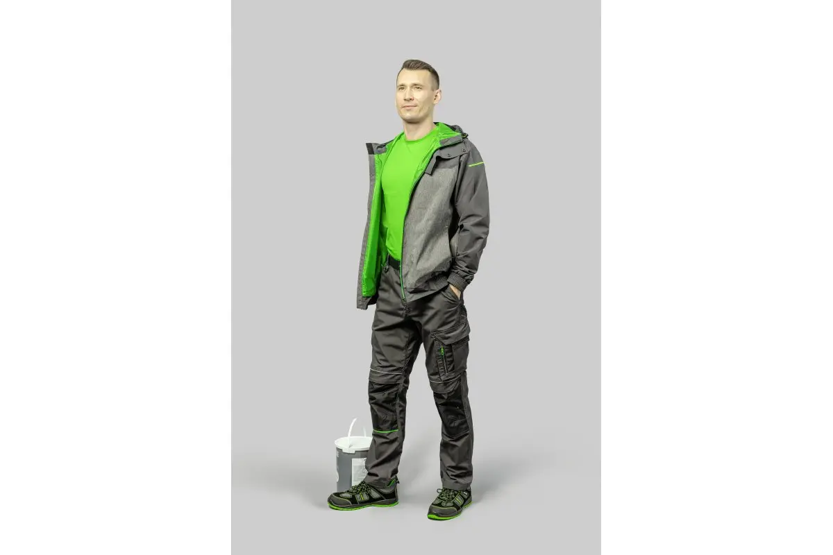 Tricou bumbac HT5K411, verde, S [2]