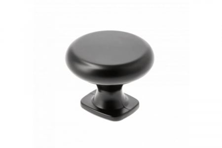 Buton mobila LORENA 33x26 mm, negru mat [0]