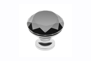 Buton mobila Black Crystal D25 mm