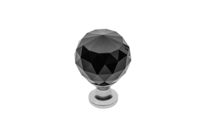 Buton mobila Crystal Palace D40 mm, negru [0]
