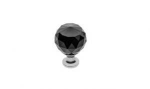 Buton mobila Black Crystal D20 mm