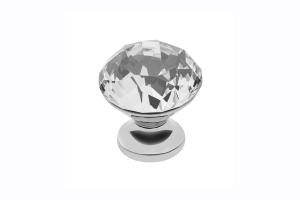 Buton mobila White Crystal D25 mm