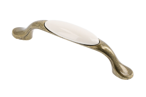 Maner mobila Milky 96 mm, alama antichizata