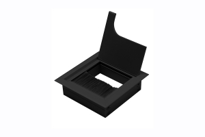 Trecere cabluri MERIDA 80x80 mm, negru mat [1]