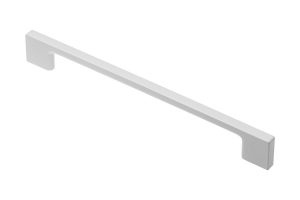 Uchwyty - Maner mobila ZAMAK 128 mm, alb mat