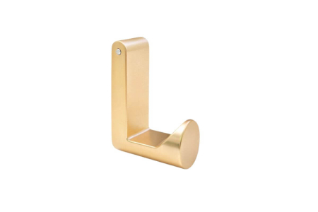 Agatatoare cuier ARKON, 55x21 mm, brushed gold