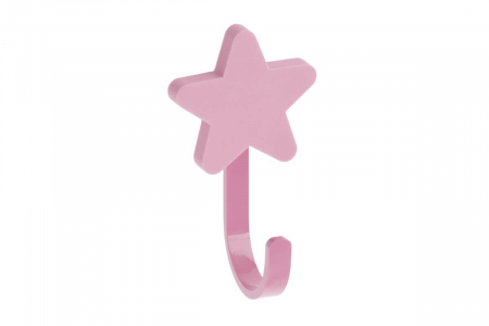 Agatatoare cuier copii STAR 50x85 mm, roz [0]