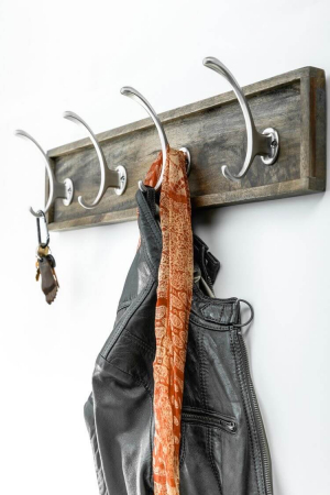 Agatatoare cuier D892 129x21 mm, 2 agatatori, aluminiu [1]