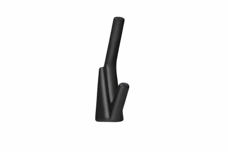 Agatatoare cuier DUO, 90x40 mm, negru mat