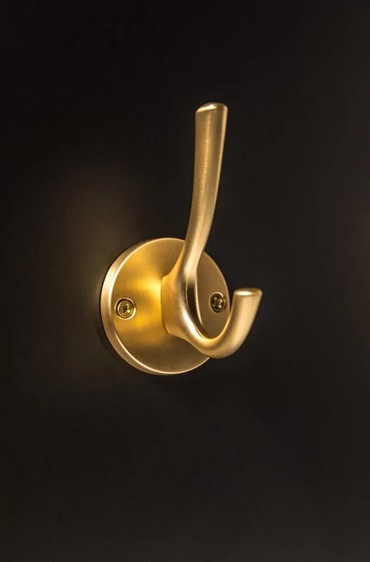 Agatatoare cuier RHINO 105x59 mm, 2 agatatori, gold [1]