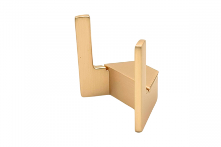 Закачалки за закачалки - Agatatoare cuier SEVILLA, doua agatatori, 50x50x30 mm, brushed gold
