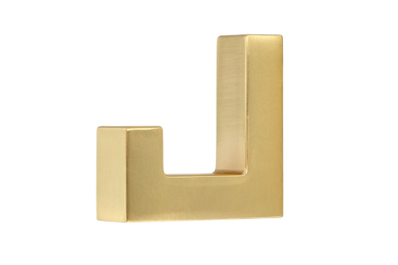 Agatatoare cuier SINGLE, 40x12 mm, brushed gold [1]