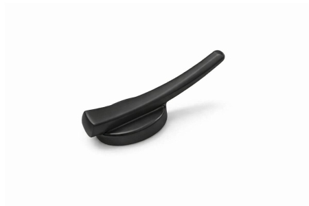 Agatatoare cuier SOLIS, 86x30 mm, negru mat [1]