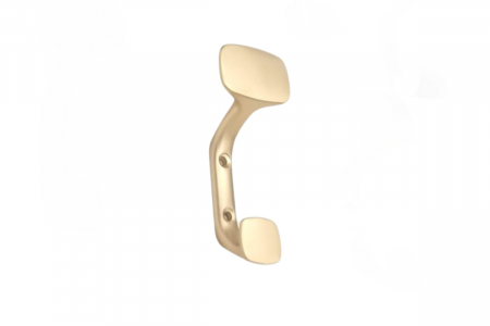 KIEGÉSZÍTŐK BÚTOROKHOZ - Agatatoare cuier TOLEDO C0 112x44 mm, 2 agatatori, brushed gold