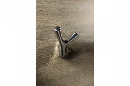 Agatatoare cuier TORNA 81x71 mm, 2 agatatori, cromat [2]