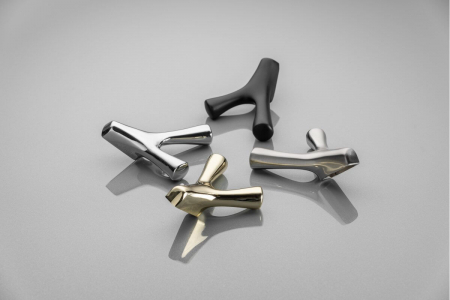 Agatatoare cuier TORNA 81x71 mm, 2 agatatori, inox [4]