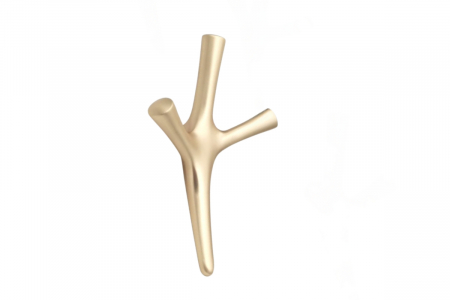 АКСЕСОАРИ за МЕБЕЛИ - Agatatoare cuier VALENCIA 107x164 mm, 3 agatatori, gold brushed