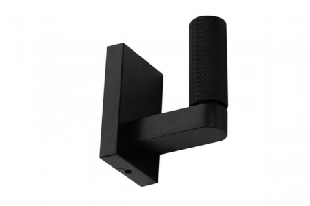 АКСЕСОАРИ за МЕБЕЛИ - Agatatoare cuier VIENA 70x48 mm, negru mat