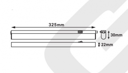 Aplica OPD LED 5W, 32 cm, lumina calda 3000K [3]