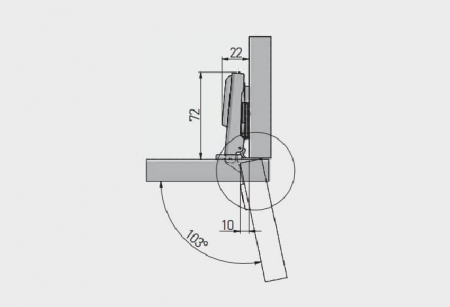 Balama aplicata cu amortizare Solid Plus, reglaj 3D [2]