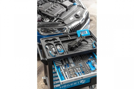 Banc de lucru cu 7 sertare, echipat cu 544 de piese [5]