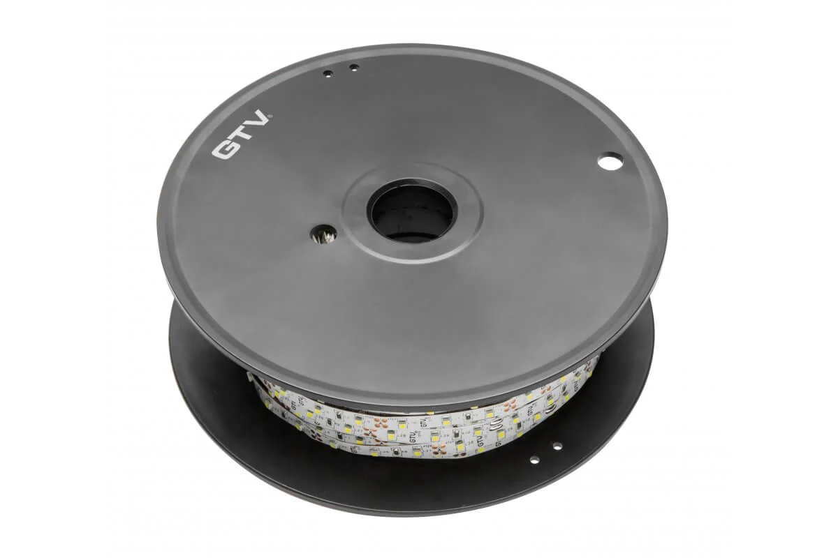 TAŚMY LED I AKCESORIA - Banda LED 8 mm FLASH 3.8W/m, 12V, 6500K, lumina rece, 50 m