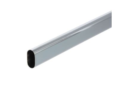 FERONERIE MOBILA - Bara haine ovala 30x15 mm, 3 m, crom