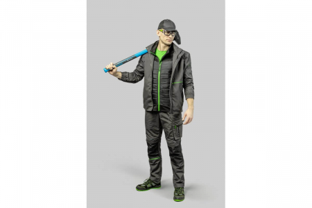 Bluza salopeta LEMBERG, gri inchis [2]