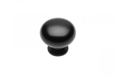 Buton mobila BERGAMO 32x30 mm, negru mat [0]