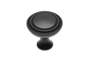 Buton mobila IMPERIA 31x31 mm, negru mat [0]