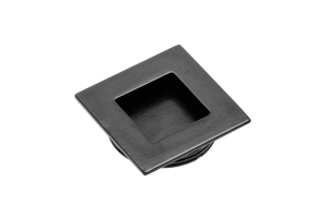 Buton mobila ingropat B226, 40x40 mm, negru mat