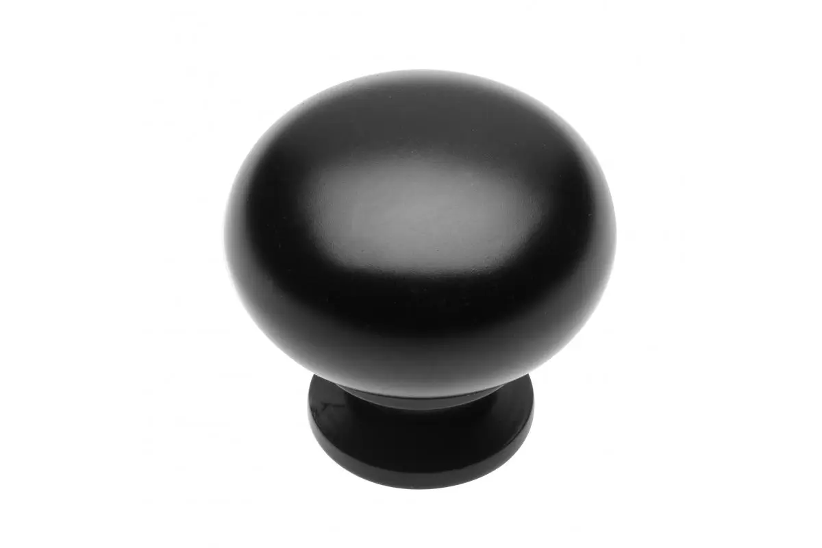 АКСЕСОАРИ за МЕБЕЛИ - Buton mobila BERGAMO 32x30 mm, negru mat