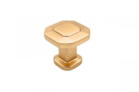 АКСЕСОАРИ за МЕБЕЛИ - Buton mobila BERLIN 30x28 mm, brushed gold