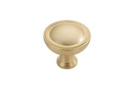 Butoni mobila - Buton mobila CROWN 32x30 mm, brushed gold
