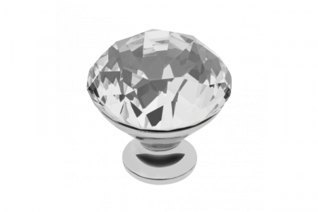 Buton mobila Crystal Palace 40 mm, crom