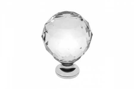 АКСЕСОАРИ за МЕБЕЛИ - Buton mobila Crystal Palace D40 mm, crom