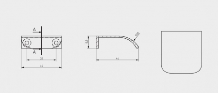 Buton mobila FIORD 32 mm, inox [2]
