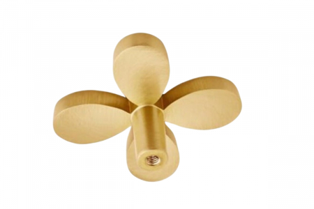 Buton mobila FLOWER 40x21 mm, alama [2]