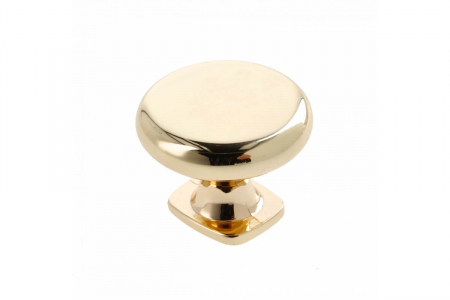 Buton mobila LORENA 33x26 mm, shiny gold