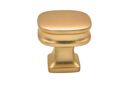 Копчета за мебели - Buton mobila PAVIO 30x23 mm, brushed gold