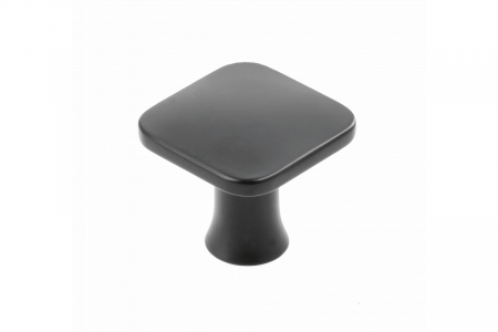 Gałki meblowe - Buton mobila PIAZZA 30x30 mm, negru mat