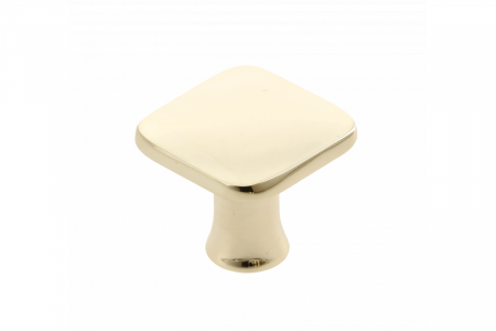 Gałki meblowe - Buton mobila PIAZZA 30x30 mm, shiny gold