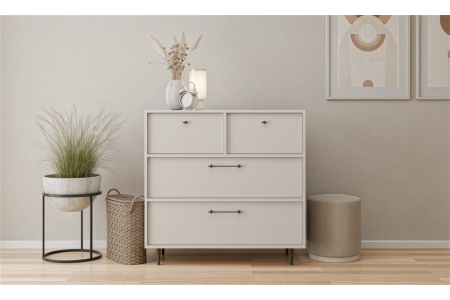 Buton mobila STRAW, 40x25 mm, Al, negru mat [3]