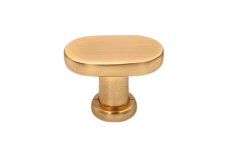 Buton mobila TOWER 35x25 mm, brushed gold [1]