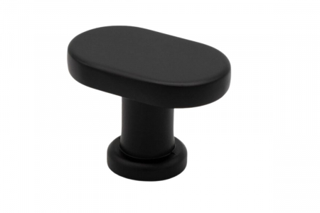 АКСЕСОАРИ за МЕБЕЛИ - Buton mobila TOWER 35x25 mm, negru mat
