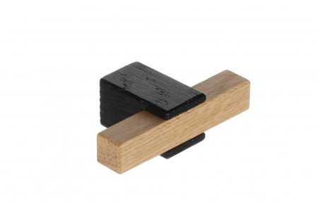 Buton mobila XT10 60x32 mm, stejar natural lacuit [1]