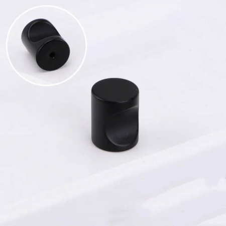 Buton mobila 6044 18x24 mm, negru mat [1]
