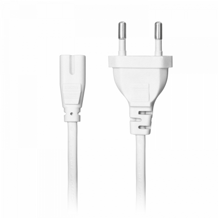 Cablu alimentare ASTAR 100 cm, alb [1]